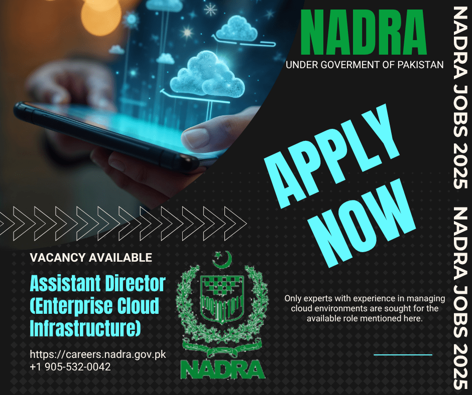 (NADRA Jobs 2025)
(NADRA Jobs)