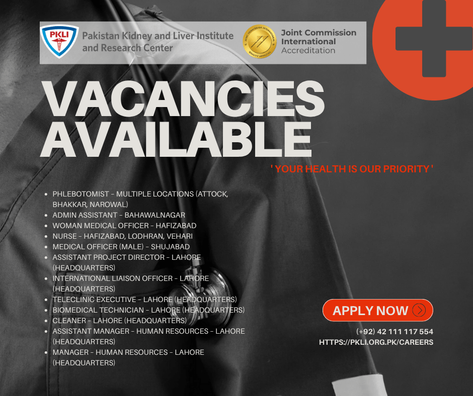 (Latest Jobs in Pakistan) (PKLI Jobs)