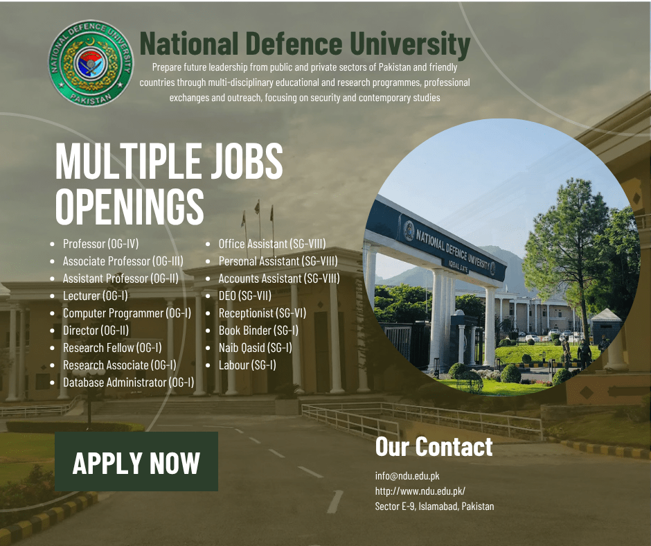 (Jobs in Islamabad)