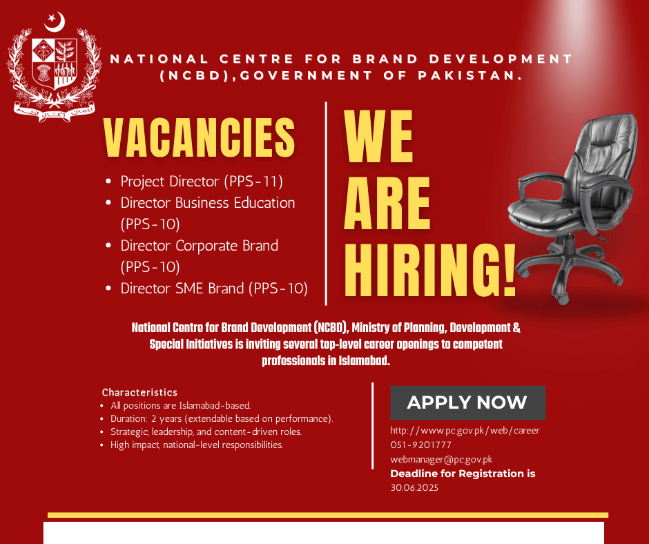 (Jobs in Islamabad) (Jobs in Islamabad Pakistan)