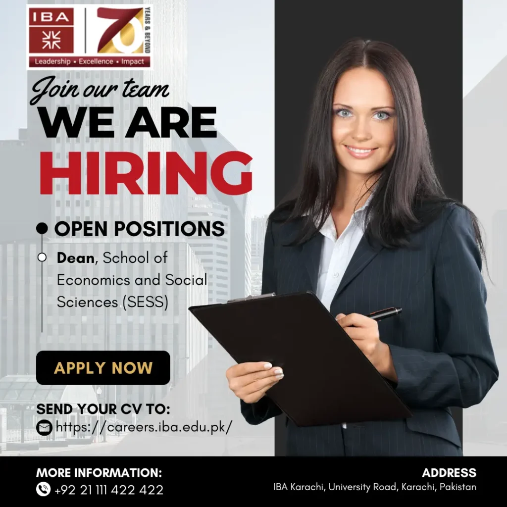 (IBA Karachi jobs) (Government of Pakistan jobs in Karachi) (Jobs in Karachi city)