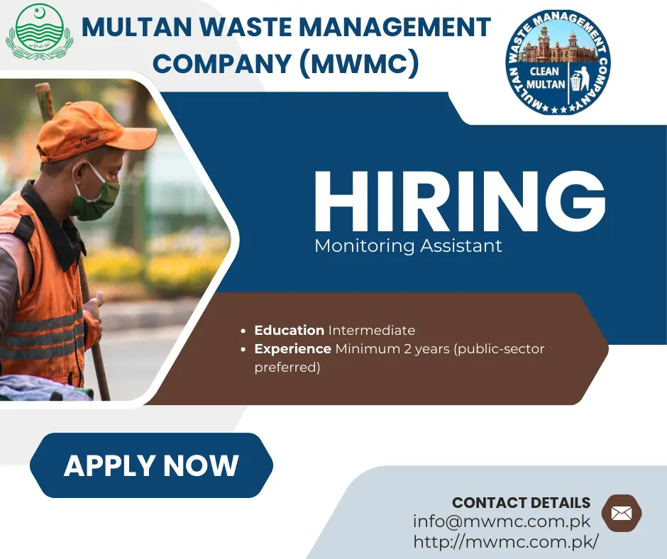 (Jobs in Multan) (Jobs in Multan city) (MWMC Jobs)